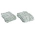 Κλινοσκεπάσματα DKD Home Decor Πράσινο 150 x 125 x 1 cm (x2)