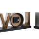 Bordklokke DKD Home Decor Love Χαλκός 39 x 8 x 15 cm Ασημί Σίδερο Loft (x2) Bordklokke DKD Home Decor Love Χαλκός 39 x 8 x 15 cm Ασημί Σίδερο Loft (x2)