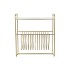 Ράφι για περιοδικά DKD Home Decor Καθρέφτης Χρυσό Μέταλλο (76 x 35 x 83 cm)