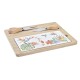 Επιφάνεια Τυριών DKD Home Decor Bamboo Πήλινα 24,5 x 20 x 1,2 cm (4 Μονάδες) Επιφάνεια Τυριών DKD Home Decor Bamboo Πήλινα 24,5 x 20 x 1,2 cm (4 Μονάδες)