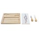 Πίνακας κοπής τυριών DKD Home Decor Bamboo Πήλινα 24,5 x 20 x 1,2 cm Ναύτης