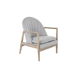Κάθισμα DKD Home Decor Φυσικό Ανοιχτό Γκρι Έλατο 68 x 69 x 89 cm