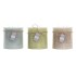 Κερί DKD Home Decor Βανίλια Κερί Βασικό (12 x 12 x 12 cm) (3 Μονάδες)