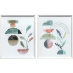 Ακρυλικός Πίνακας DKD Home Decor πολυστερίνη 40 x 3,8 x 50 cm 43 x 3,8 x 53 cm