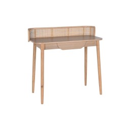 Γραφείο DKD Home Decor Φυσικό ρατάν Ξυλο παουλόβνια (100 x 45 x 92 cm)
