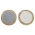 Σουπλά DKD Home Decor Άτομο βαμβάκι ίνα (20 x 20 x 1 cm) (x2)