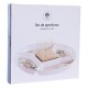 Δίσκος για σνακ DKD Home Decor Πράσινο Bamboo Πήλινα 23,5 x 23,5 x 3 cm
