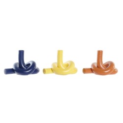 Βάζο DKD Home Decor Ρητίνη (20,5 x 16 x 15 cm) (3 Μονάδες)