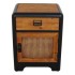 Κομοδίνο DKD Home Decor Έλατο Μέταλλο (48 x 40 x 62 cm)