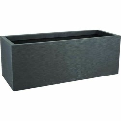 Βάζο Λουλουδιών EDA 79,5 x 29,5 x 29,5 cm Πλαστική ύλη Σκούρο γκρίζο