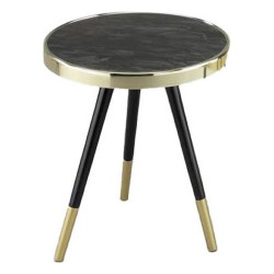 Βοηθητικό Τραπέζι DKD Home Decor Κρυστάλλινο Χάλυβας (42,5 x 42,5 x 48 cm)