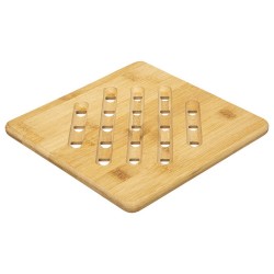 Σουπλά Καφέ Bamboo Τετράγωνο 20 x 20 cm Ø 20 cm