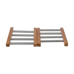 Σουπλά Secret de Gourmet Φυσικό Ανοξείδωτο ατσάλι 35,2 x 22,2 x 2 cm Δυνατότητα επέκτασης