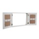 Ντουλάπα για κλειδιά Versa Wte 8 x 33 x 46 cm Λευκό Ντουλάπα για κλειδιά Versa Wte 8 x 33 x 46 cm Λευκό