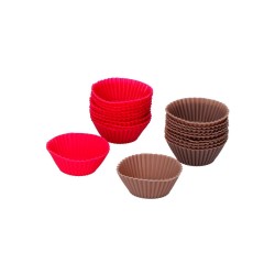 Καλούπια για Muffins Secret de Gourmet Πολύχρωμο 5 cm (6 Τεμάχια)