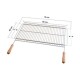 Γκριλ Sauvic Επιγαλβανισμένο ατσάλι 60 x 40 cm Γκριλ Sauvic Επιγαλβανισμένο ατσάλι 60 x 40 cm
