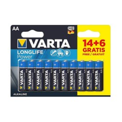 Μπαταρίες Varta Longlife Power (20 Τεμάχια)