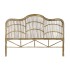 Κεφαλάρι κρεβατιού DKD Home Decor Λευκό Φυσικό 178 x 4 x 128 cm