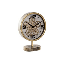 Bordklokke DKD Home Decor Γρανάζι Σίδερο (30 x 12 x 41 cm)