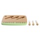 Επιφάνεια Τυριών DKD Home Decor Bamboo Ανοξείδωτο ατσάλι 33,5 x 24 x 2 cm (3 Μονάδες) Επιφάνεια Τυριών DKD Home Decor Bamboo Ανοξείδωτο ατσάλι 33,5 x 24 x 2 cm (3 Μονάδες)
