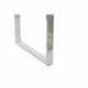 Γραφείο DKD Home Decor Λευκό Ασημί Μέταλλο Ξύλο MDF 120 x 55 x 76 cm Γραφείο DKD Home Decor Λευκό Ασημί Μέταλλο Ξύλο MDF 120 x 55 x 76 cm