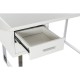 Γραφείο DKD Home Decor Λευκό Ασημί Μέταλλο Ξύλο MDF 120 x 55 x 76 cm Γραφείο DKD Home Decor Λευκό Ασημί Μέταλλο Ξύλο MDF 120 x 55 x 76 cm