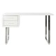 Γραφείο DKD Home Decor Λευκό Ασημί Μέταλλο Ξύλο MDF 120 x 55 x 76 cm Γραφείο DKD Home Decor Λευκό Ασημί Μέταλλο Ξύλο MDF 120 x 55 x 76 cm