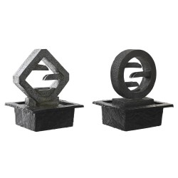 Fontene DKD Home Decor 21 x 19 x 26 cm Ρητίνη Σύγχρονη (x2)