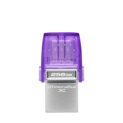 Στικάκι USB Kingston DTDUO3CG3/256GB Βιολετί Μαύρο Μωβ Χάλυβας 256 GB