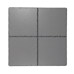Σουπλά Versa Γκρι Κεραμικά (20 x 20 cm)