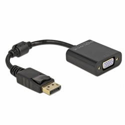 Αντάπτορας DisplayPort σε VGA DELOCK 61006 Μαύρο