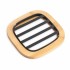 Σουπλά DKD Home Decor Μαύρο Φυσικό Bamboo Χάλυβας 17 x 17 x 1 cm (12 Μονάδες)