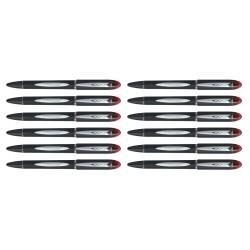 Liquid ink ballpoint pen Uni-Ball Rollerball Jestsream SX-210 Κόκκινο 12 Μονάδες