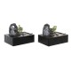 Fontene DKD Home Decor Βούδας Ρητίνη Ανατολικó 29 x 21 x 23 cm (x2) Fontene DKD Home Decor Βούδας Ρητίνη Ανατολικó 29 x 21 x 23 cm (x2)