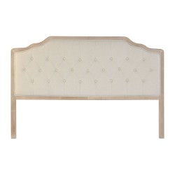 Κεφαλάρι κρεβατιού DKD Home Decor Μπεζ Eik 180 x 10 x 120 cm