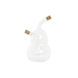 Σετ Λάδι και Ξύδι DKD Home Decor 12 x 10 x 18,6 cm Διαφανές φελλός 540 ml Βοροπυριτικό γυαλί