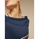 Γυναικείο χωρίς Κουκούλα Tommy Hilfiger Crop V Neck Σκούρο μπλε