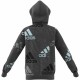 Unisex Φούτερ με Κουκούλα Adidas Performance Σκούρο γκρίζο Unisex Φούτερ με Κουκούλα Adidas Performance Σκούρο γκρίζο