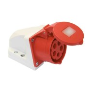 Βάση Πρίζας Solera 932154 CETAC Με καπάκι Κόκκινο 32 A Επιφάνεια