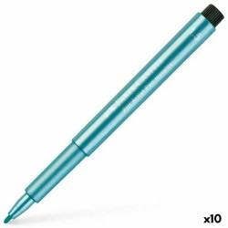 Μαρκαδόροι Faber-Castell Pitt Artist Μεταλλικό (x10)