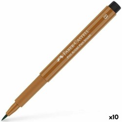 Μαρκαδόροι Faber-Castell Pitt Artist Καφέ (x10)