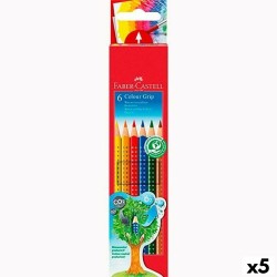 Ακουαρέλα Xρωματιστά Mολύβια Faber-Castell Πολύχρωμο (5 Μονάδες)