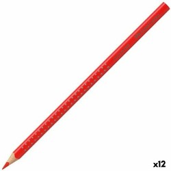 Ακουαρέλα Xρωματιστά Mολύβια Faber-Castell Έντονο Κόκκινο Σκάρλετ (12 Μονάδες)