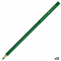 Ακουαρέλα Xρωματιστά Mολύβια Faber-Castell Σκούρο πράσινο (12 Μονάδες)