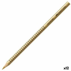 Ακουαρέλα Xρωματιστά Mολύβια Faber-Castell Χρυσό (12 Μονάδες)