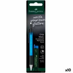 Μηχανικό Mολύβι Faber-Castell Grip  Matic Μπλε 0,7 mm (x10)