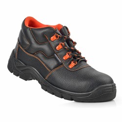 Παπούτσια Ασφαλείας s3 src Blackleather Μαύρο Δέρμα