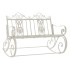Κουνιστή Καρέκλα DKD Home Decor Μέταλλο Αλουμίνιο Λευκό (118 x 90 x 92 cm)
