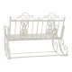 Κουνιστή Καρέκλα DKD Home Decor Μέταλλο Αλουμίνιο Λευκό (118 x 90 x 92 cm) Κουνιστή Καρέκλα DKD Home Decor Μέταλλο Αλουμίνιο Λευκό (118 x 90 x 92 cm)