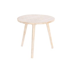Βοηθητικό Τραπέζι DKD Home Decor Καφέ Ξύλο από Μάνγκο (50,5 x 50,5 x 47,5 cm)